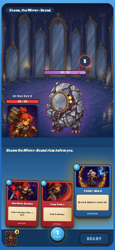 Battle screen